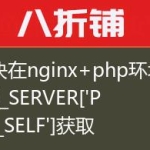 解决在nginx+php环境下$_SERVER[‘PHP_SELF’]获取不到值的问题