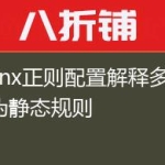 nginx正则配置解释多用于伪静态规则