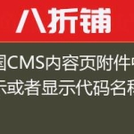 帝国CMS内容页附件中文显示或者显示代码名称下载