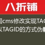 帝国cms修改实现TAG标签以TAGID的方式伪静态