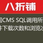 帝国CMS SQL调用所有软件下载次数和浏览次数