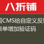 帝国CMS给自定义反馈信息表单增加验证码