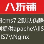 帝国cms7.2默认伪静态规则提供apache\IIS6\IIS7\Nginx