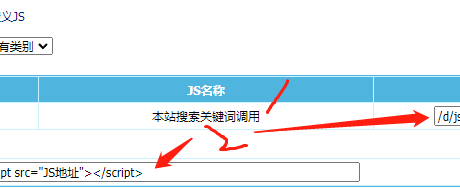 帝国cms在搜索框中调用热门搜索词的方法，动态js调用静态灵动标签调用！